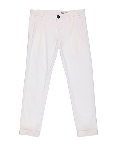 NEILL KATTER Casual pants White 97% Cotton, 3% Elastane