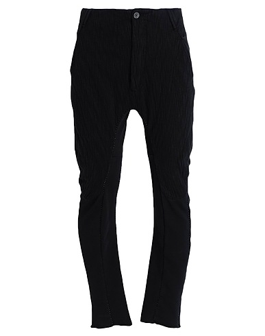 MASNADA Casual trouser Black 100% Cotton