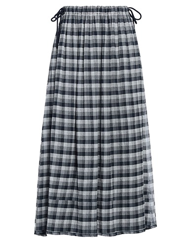 EMPORIO ARMANI Long skirt Navy blue 100% Polyester