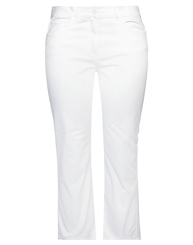 ASPESI Casual pants White 98% Cotton, 2% Elastane