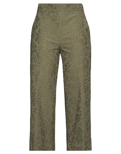TWINSET Casual pants Military green 42% Polyamide, 36% Cotton, 22% Viscose, Polyester