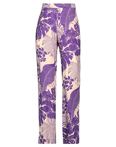 PINKO Casual trouser Purple 100% Viscose