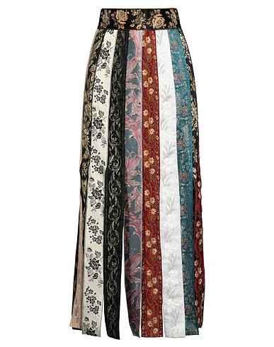 DOLCE&GABBANA Long skirt Black 70% Acetate, 18% Synthetic fibers, 8% Viscose, 2% Silk, 2% Cotton