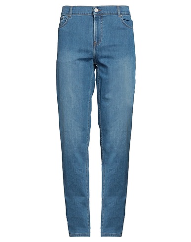 TRUSSARDI Denim trousers Blue 94% Cotton, 4% Elastomultiester, 2% Elastane