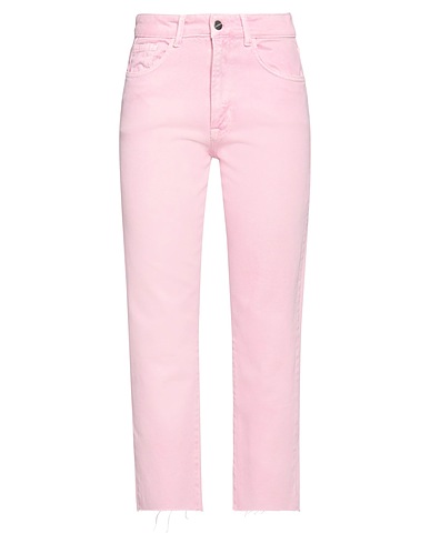 HINNOMINATE Denim trousers Pink 100% Cotton