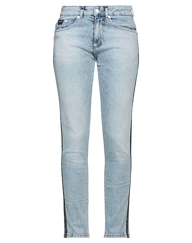 VERSACE JEANS COUTURE Denim pants Blue 98% Cotton, 2% Elastane