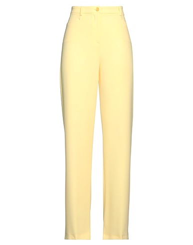 PATRIZIA PEPE Casual trouser Yellow 89% Polyester, 11% Elastane