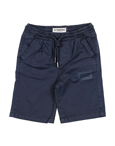ICEBERG Shorts & Bermuda Midnight blue 97% Cotton, 3% Elastane