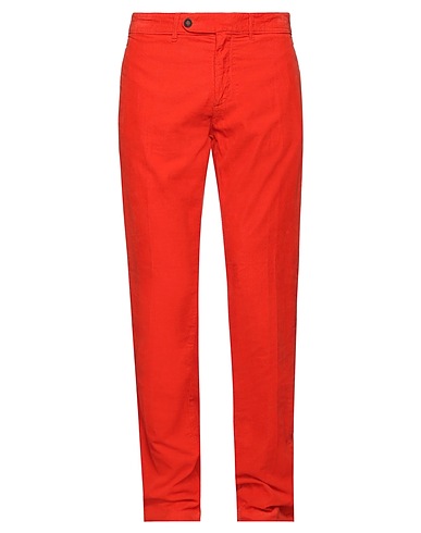 MASSIMO ALBA Casual trouser Tomato red 100% Cotton