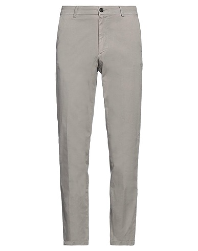 TRUSSARDI Casual trouser Light grey 95% Cotton, 5% Elastane