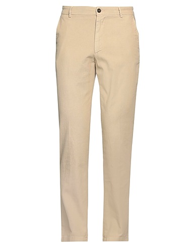TRUSSARDI Casual pants Beige 97% Cotton, 3% Elastane