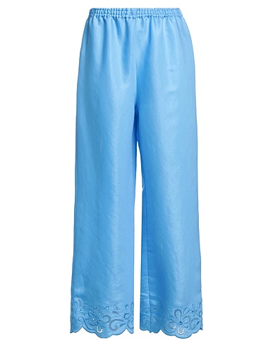 BOUTIQUE MOSCHINO Pantalone Blu chiaro 55% Viscosa, 25% Poliestere, 20% Cotone