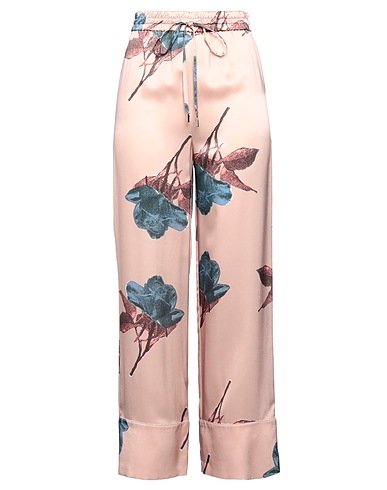 L' AUTRE CHOSE Casual trouser Blush 100% Silk