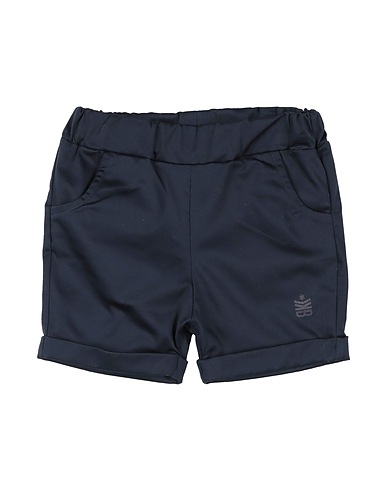 BIKKEMBERGS Shorts & Bermuda Midnight blue 97% Cotton, 3% Elastane