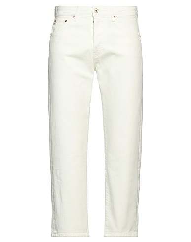 AG JEANS Denim trousers White 98% Cotton, 2% Elastane