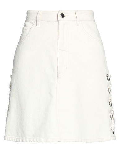 CHLOÉ Denim skirt 87% Cotton, 13% Hemp, Brass