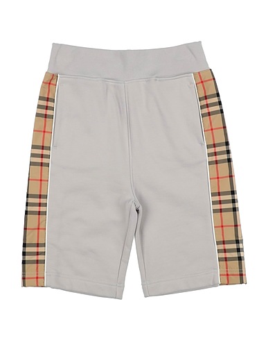 BURBERRY Shorts & Bermudas Hellgrau 100% Baumwolle