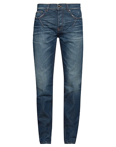 LES HOMMES Denim pants Blue 98% Cotton, 2% Elastane