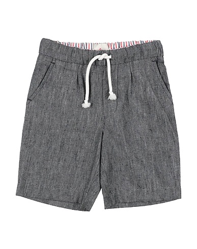 PEUTEREY Shorts & Bermuda Midnight blue 54% Cotton, 46% Linen