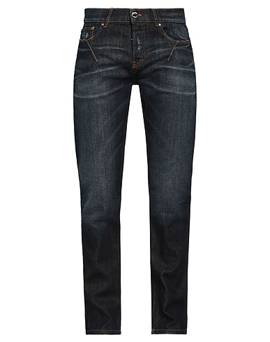 LES HOMMES Denim pants Blue 98% Cotton, 2% Elastane