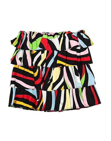 PUCCI Gonna Nero 93% Viscosa, 7% Elastan