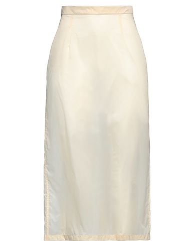 MAISON MARGIELA Midi skirt Cream 100% Polyamide