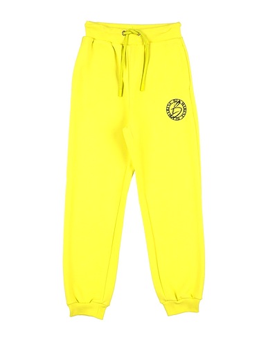 MISS BLUMARINE Casual trouser Lime green 100% Cotton