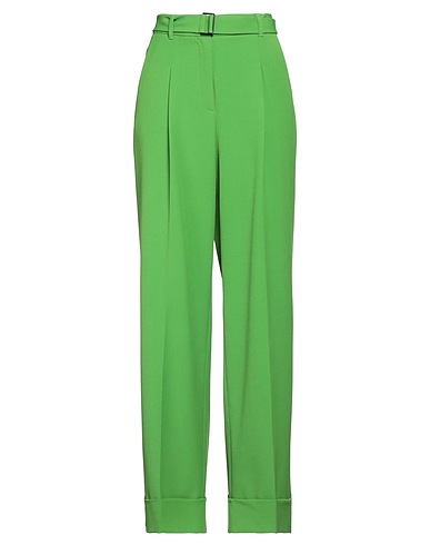 LUISA CERANO ワイドパンツ VERDE ポリエステル 67% / レーヨン 29% / ポリウレタン 4%