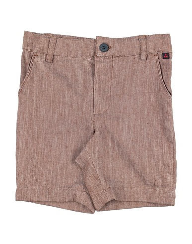 PEUTEREY Shorts & Bermuda Marrone 54% Lino, 46% Cotone
