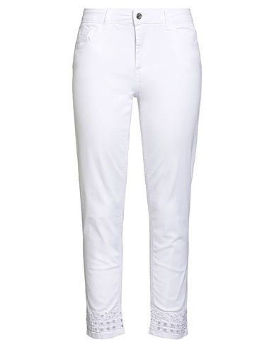LIU •JO Pantaloni jeans Bianco 97% Cotone, 3% Elastan