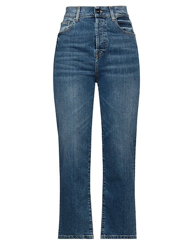 ACTITUDE by TWINSET Denim trousers Blue 99% Cotton, 1% Elastane