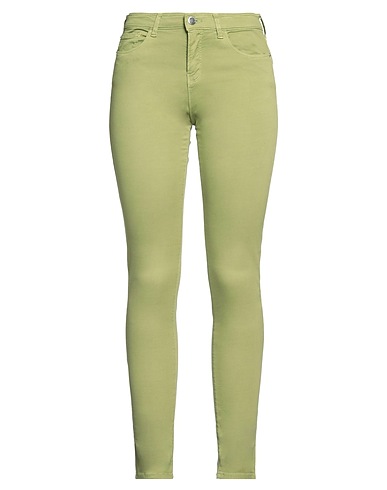 EMPORIO ARMANI Casual pants VERDE MILITARE 65% Cotton, 32% Viscose, 3% Elastane