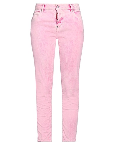 DSQUARED2 Casual trouser Pink 97% Cotton, 3% Elastane