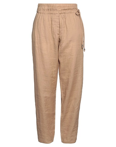 EMPORIO ARMANI Pantalone Beige 100% Lino