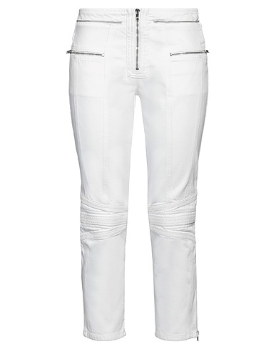 ISABEL MARANT Denim pants White 100% Cotton