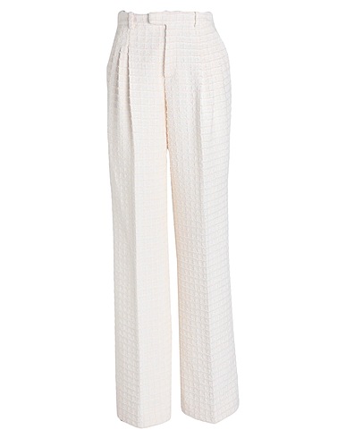 GUCCI Casual pants Ivory 63% Cotton, 37% Viscose