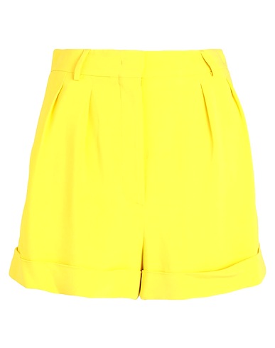 MOSCHINO Shorts & Bermuda Giallo 97% Viscosa, 3% Elastan