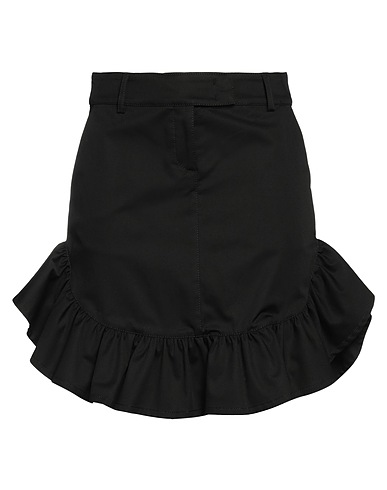 TRUSSARDI Mini skirt Black 97% Cotton, 3% Elastane