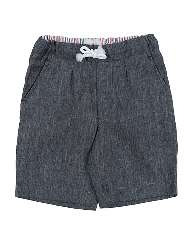 PEUTEREY Shorts & Bermuda Black 54% Cotton, 46% Linen