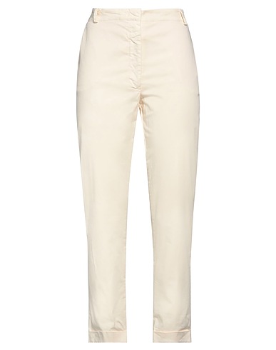 MANILA GRACE Pantalone Panna 98% Cotone, 2% Elastan