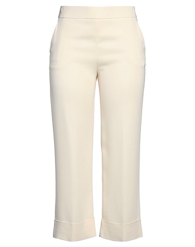PESERICO Casual pants Cream 96% Viscose, 4% Elastane