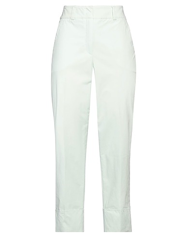 PESERICO Casual trouser Light green 96% Cotton, 4% Elastane