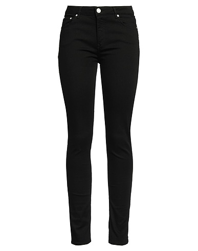 TRUSSARDI Denim trousers Black 78% Cotton, 15% Lyocell, 5% Polyester, 2% Elastane