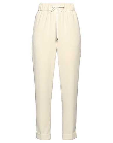 PESERICO Hosen Beige 100% Polyester, Baumwolle