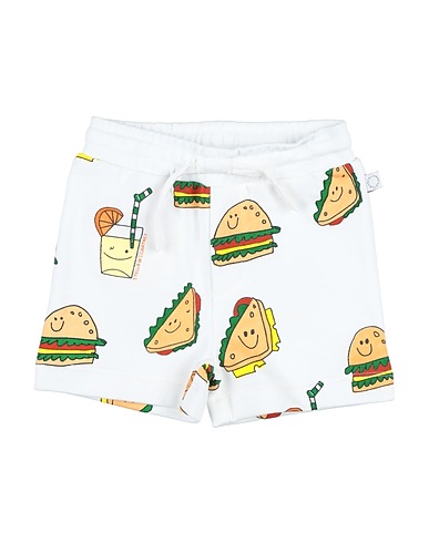 STELLA McCARTNEY KIDS Shorts & Bermuda White 100% Cotton, Elastane