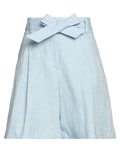 PESERICO Shorts & Bermuda EASY Light blue 100% Linen