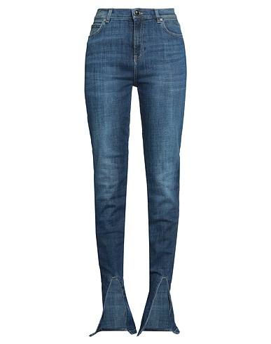PINKO Denim trousers Blue 98% Cotton, 2% Elastane