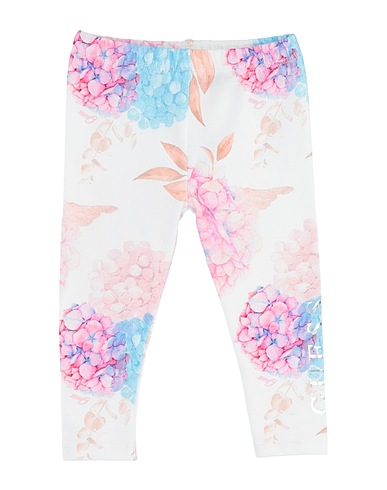 GUESS Leggings White 95% Cotton, 5% Elastane
