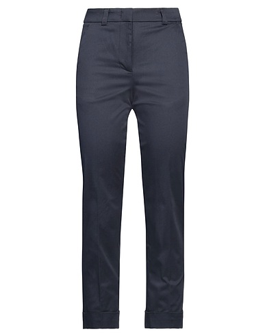 PESERICO Casual trouser EASY Navy blue 97% Cotton, 3% Elastane