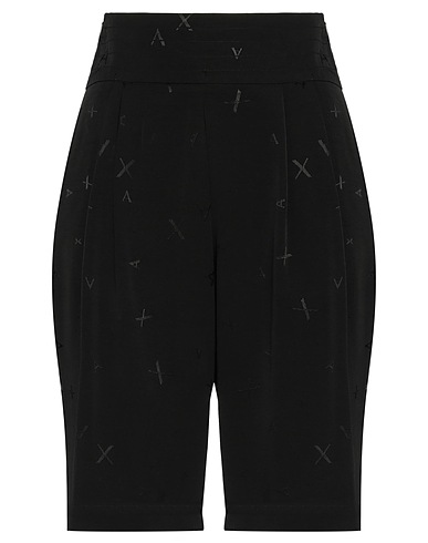 ARMANI EXCHANGE Shorts & Bermuda Nero 100% Viscosa